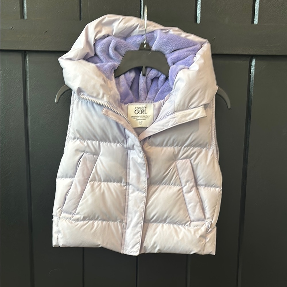 Athleta Lavender Puffer Vest